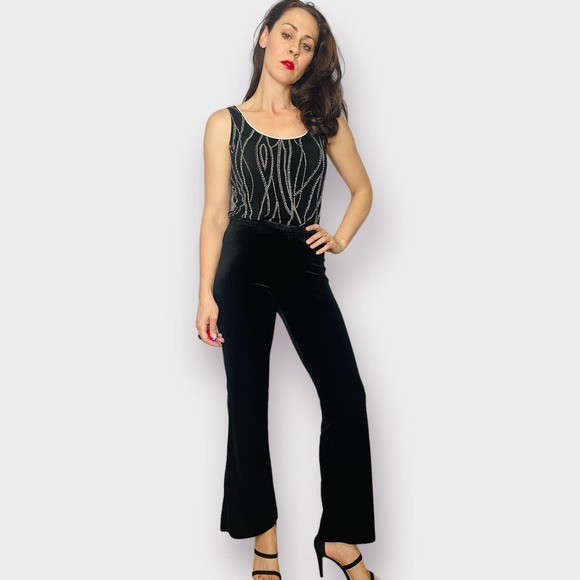 90s‎ Alex Petite Black and Silver Tank - Picture 3 of 5